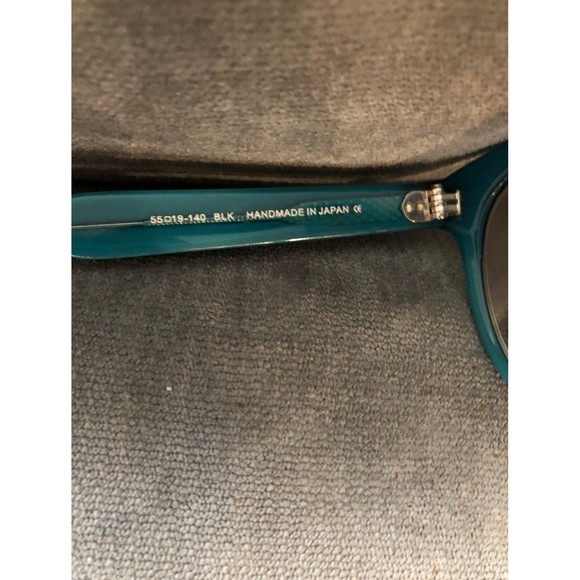 Derek Lam Sammy Sunglasses Teal Turquoise‎ Black Hard Case Sold Out $285 - Picture 6 of 8